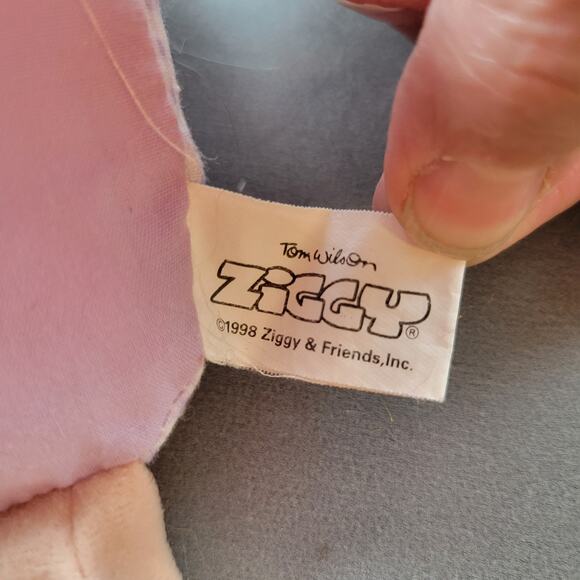 Ziggy Plush Toy Lot Santa “I Love You” & Miracles Purple Shirt 1998 - Picture 5 of 12